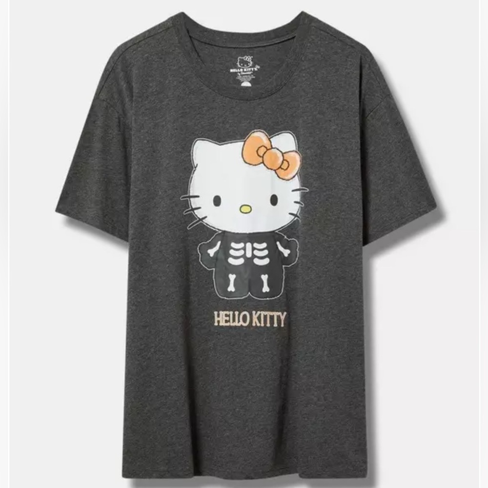 Hello Kitty Halloween Relaxed Fit Cotton Crew Tee